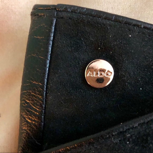 CLASSY BLACK LEATHER/SUEDE GLOVES - Picture 3 of 6